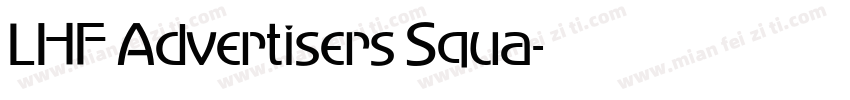 LHF Advertisers Squa字体转换